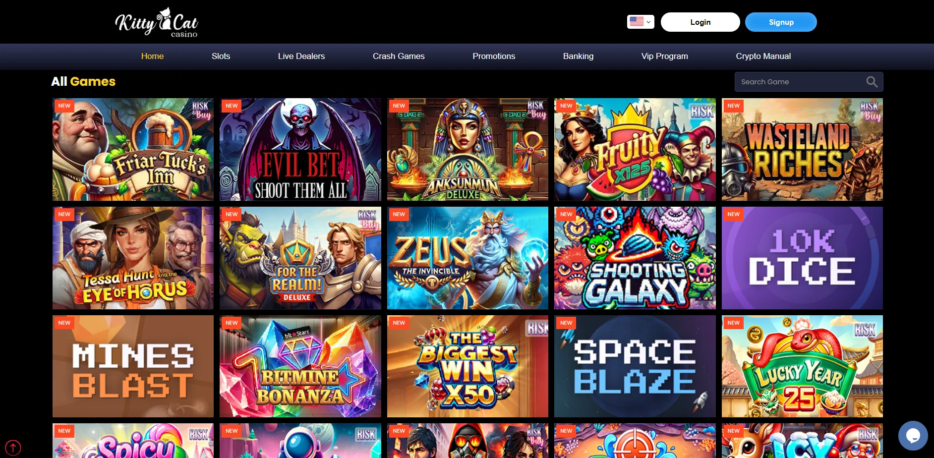 KittyCat Casino Übersicht